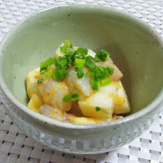 料亭の味！？赤海老と山芋の柚子風味